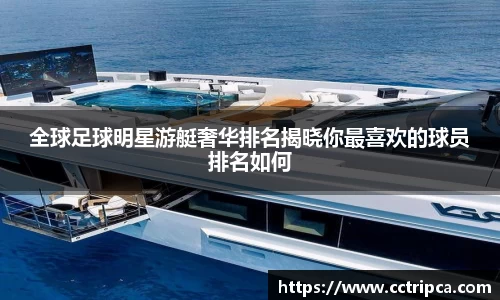 全球足球明星游艇奢华排名揭晓你最喜欢的球员排名如何